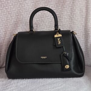 Coach Black Slouchy Rogue